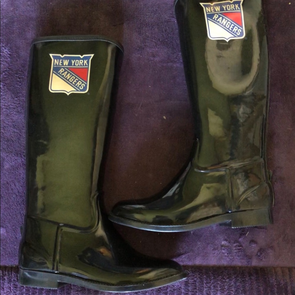 NU Rangers rain boots